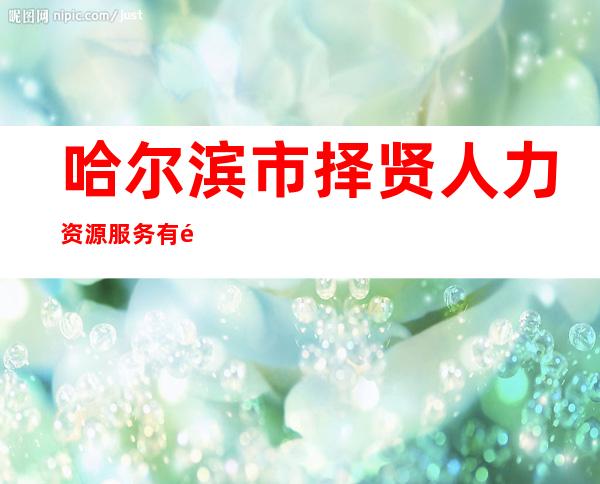 哈尔滨市择贤人力资源服务有限公司